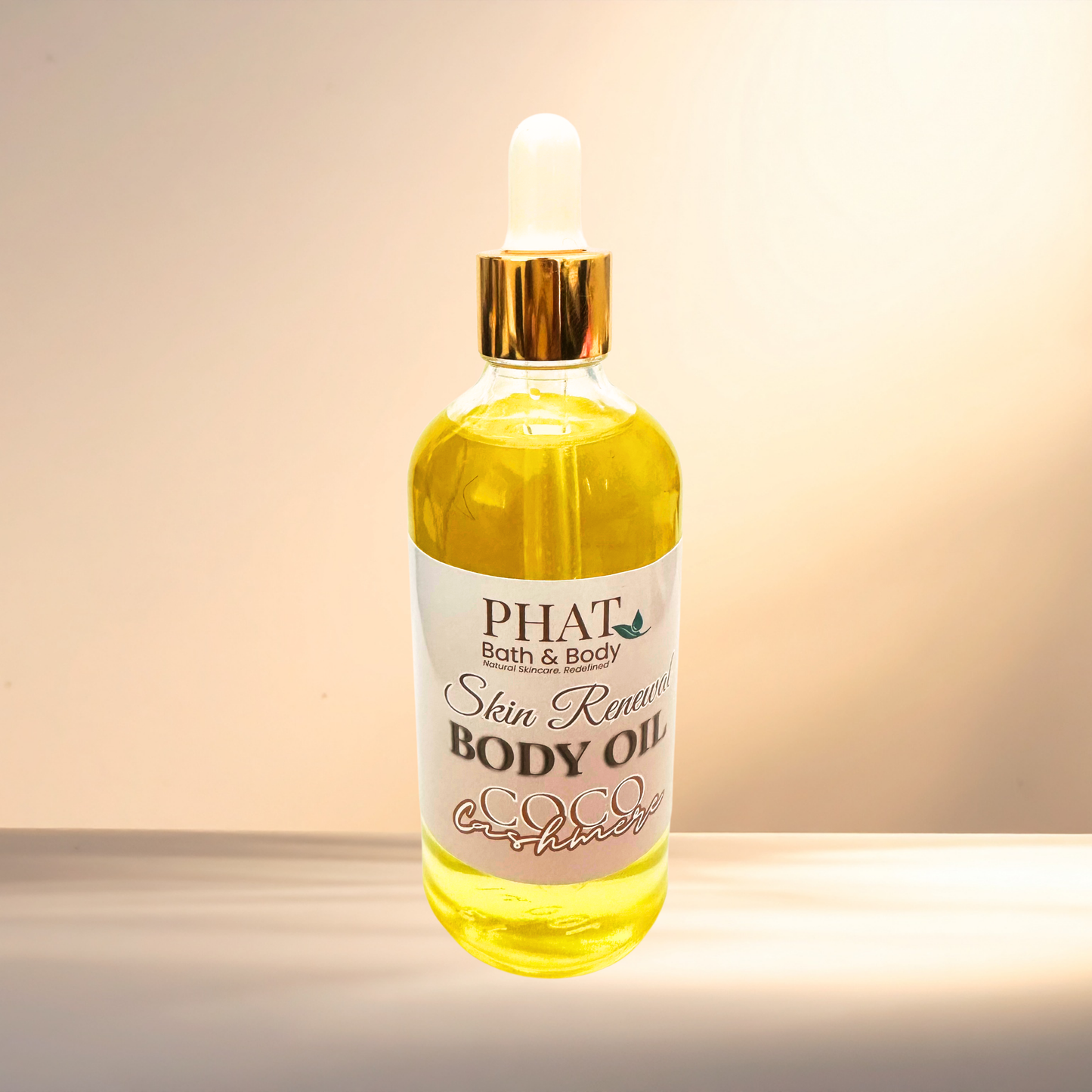 Coco Cashmere Skin Renewal Natural Body Oil with Rosehip Carrot Seed Oil Cocoa Butter Cashmere Type | 3.2 oz