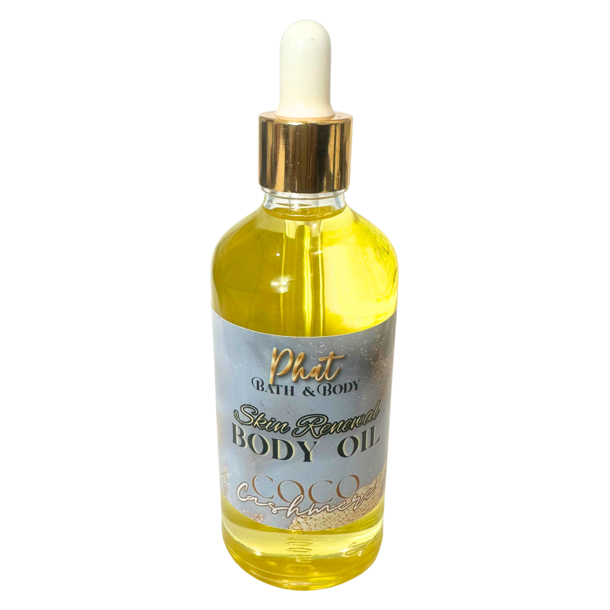 Coco Cashmere Skin Renewal Natural Body Oil with Rosehip Carrot Seed Oil Cocoa Butter Cashmere Type | 3.2 oz