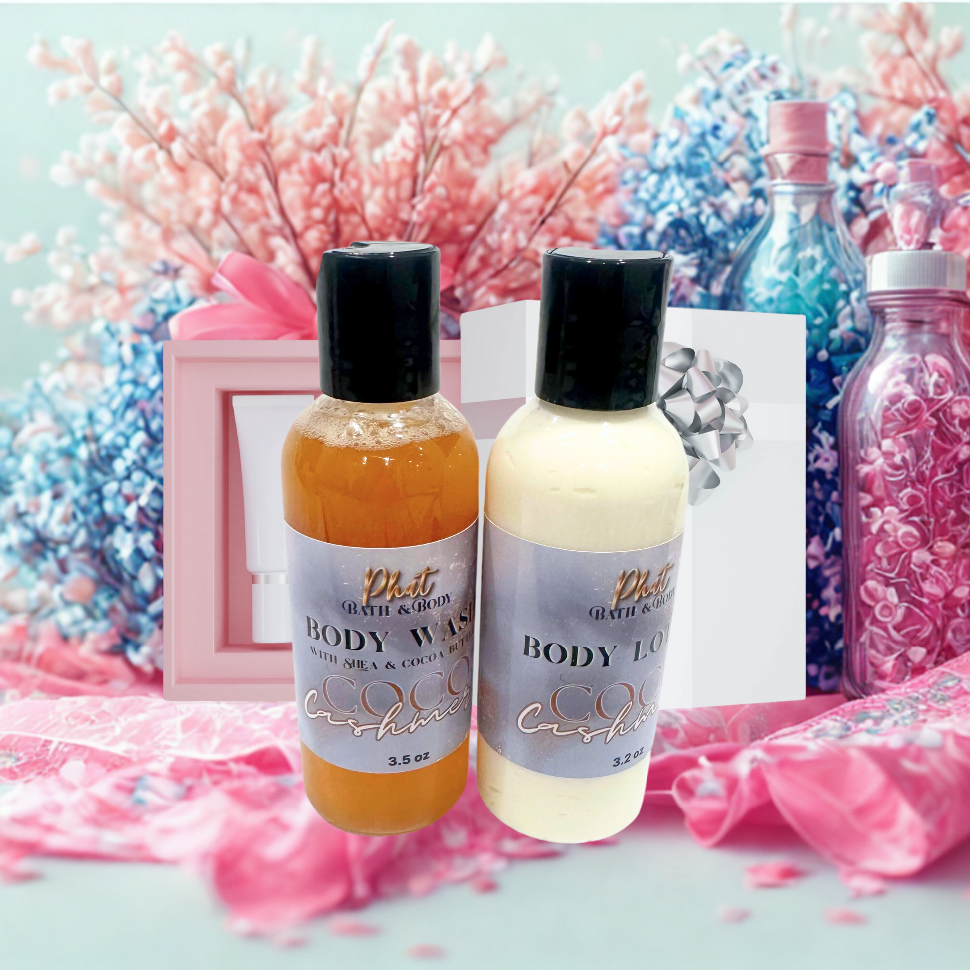 Coco Cashmere & Spellbound Travel Gift Set with Body Lotion & Body Wash