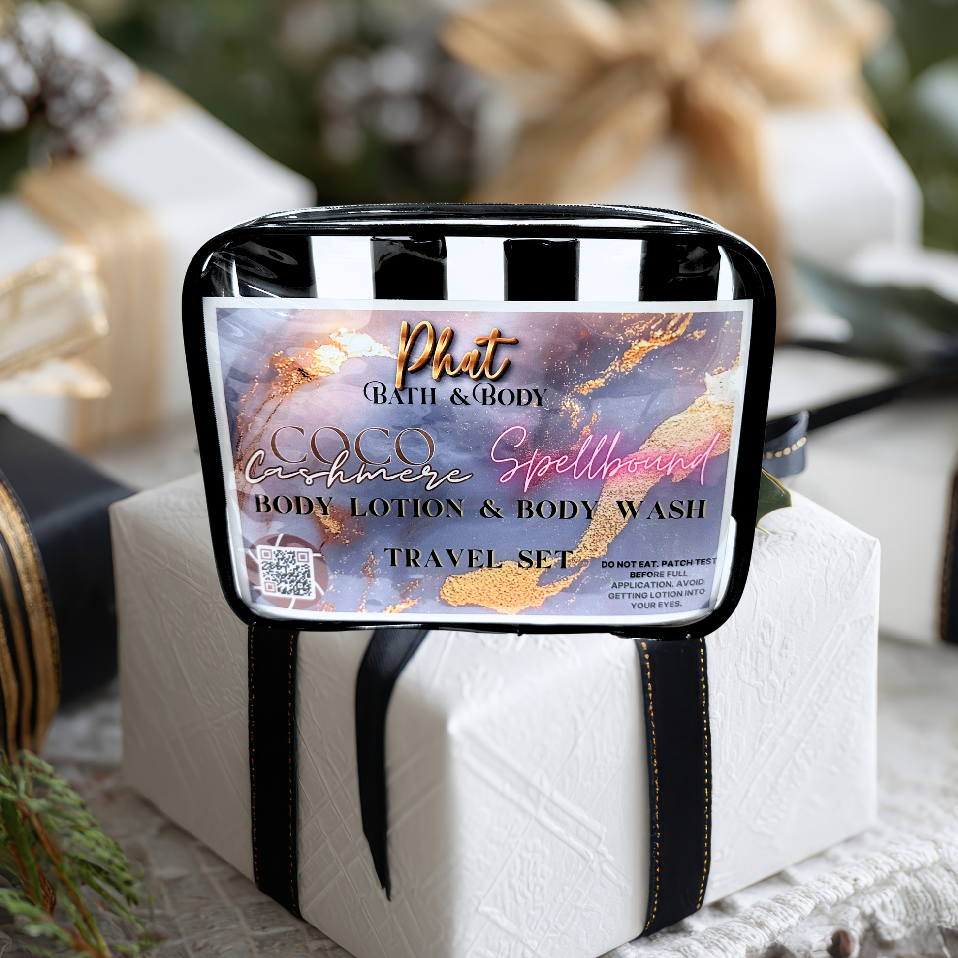 Coco Cashmere & Spellbound Travel Gift Set with Body Lotion & Body Wash