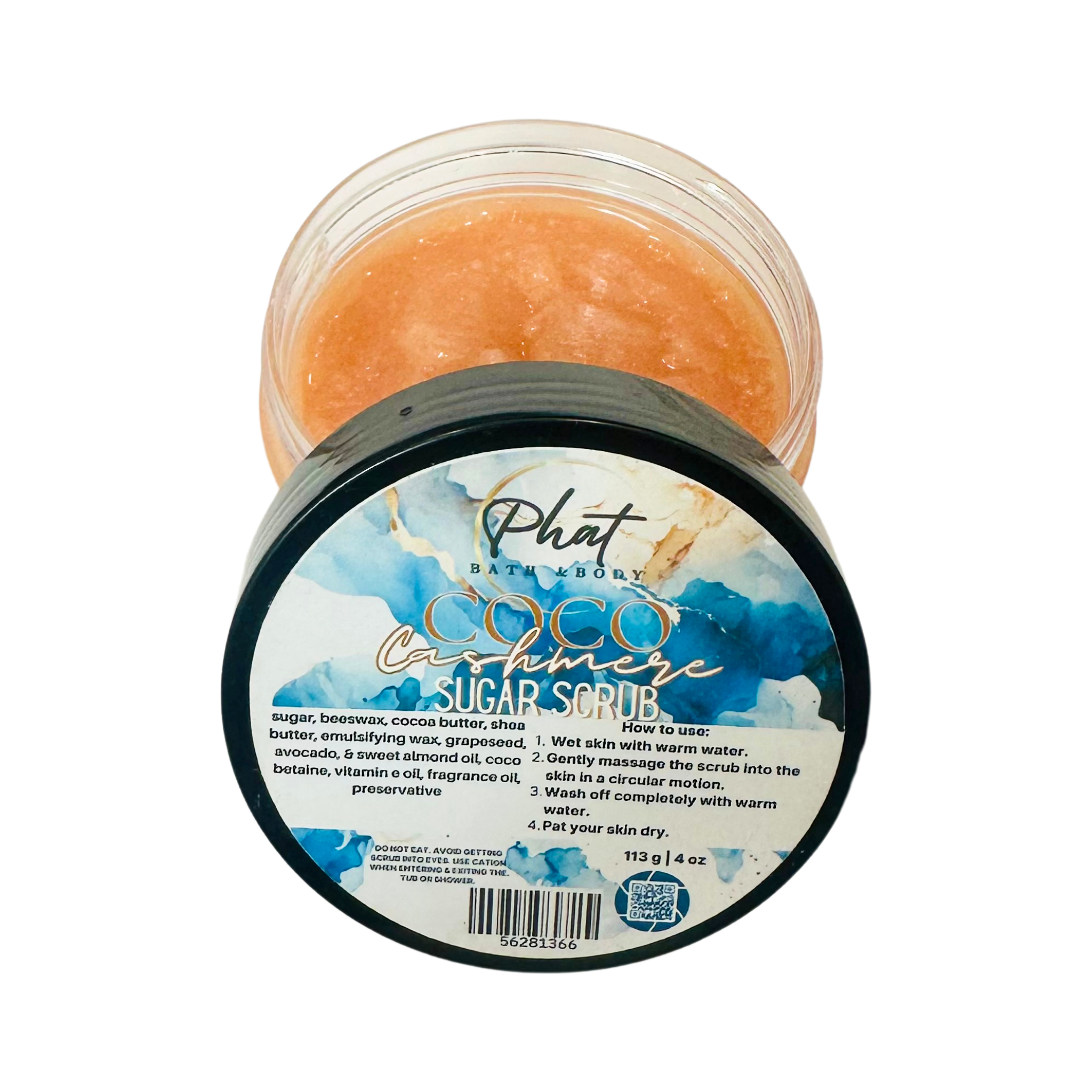 Coco Cashmere Whipped Shea Sugar Scrub with Cocoa Butter Cocoa Butter Cashmere Type | 5 oz