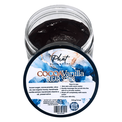 Cocoa Vanilla Golden Glow Exfoliating Sugar Scrub