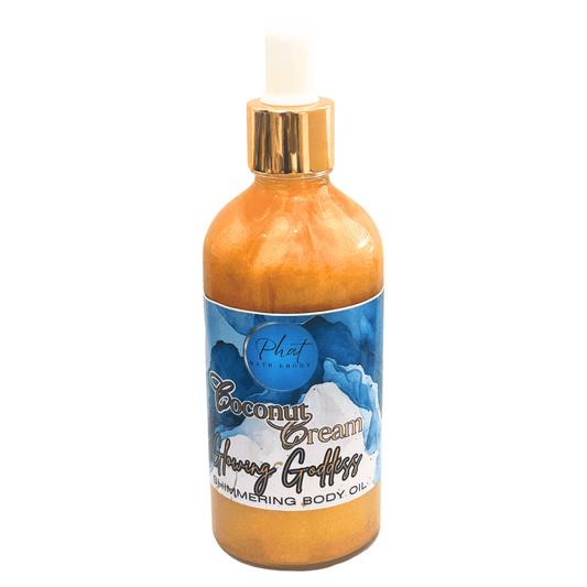 Coconut Cream Glowing Goddess Natural Shimmer Body Oil