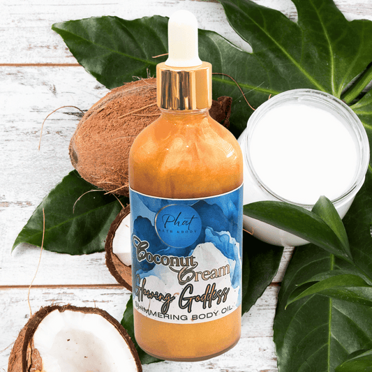 Coconut Cream Glowing Goddess Natural Shimmer Body Oil