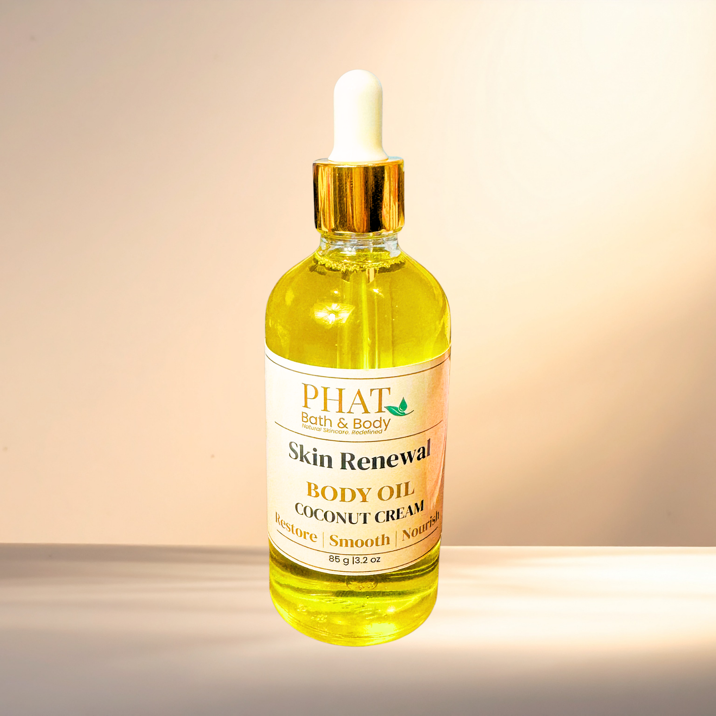 Coconut Cream Skin Renewal Natural Body Oil with Rosehip & Carrot Seed Oil | 3.2 oz