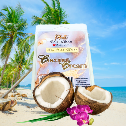 Coconut Cream Soy Wax Melts | 2.4 oz