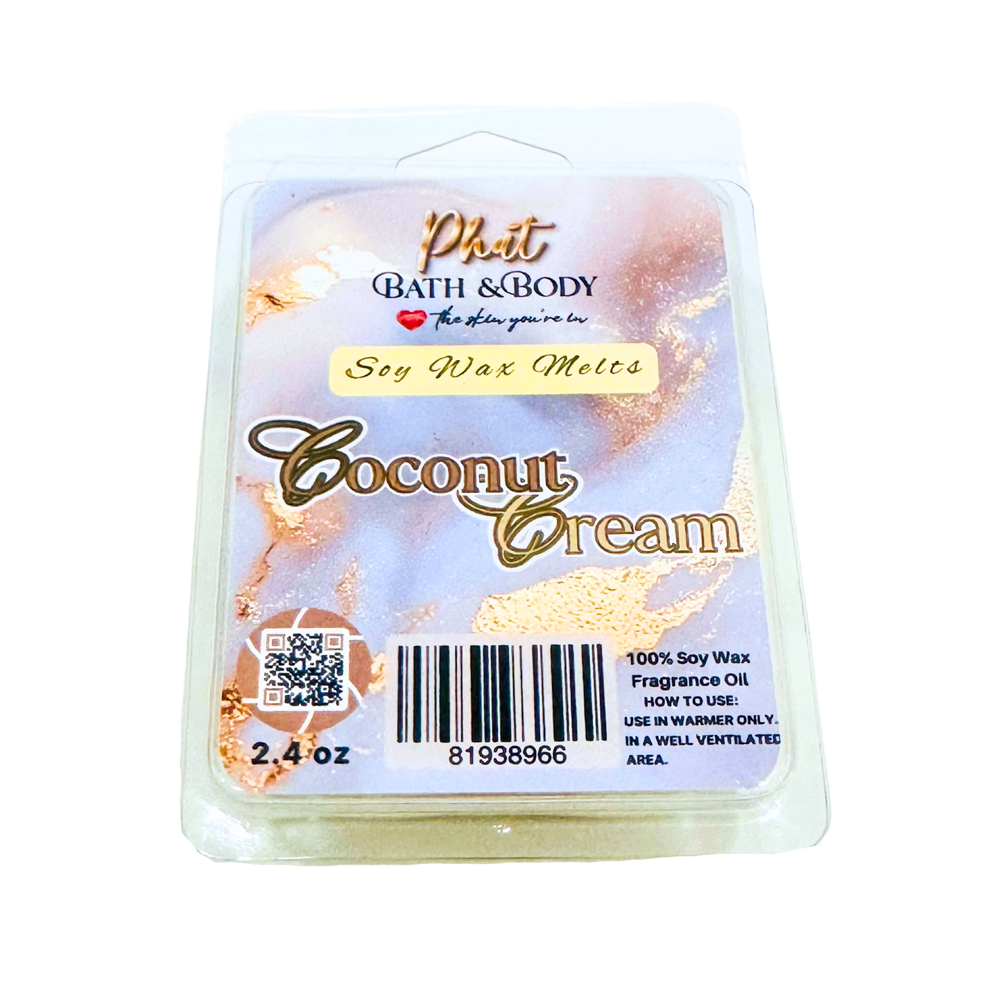 Coconut Cream Soy Wax Melts | 2.4 oz