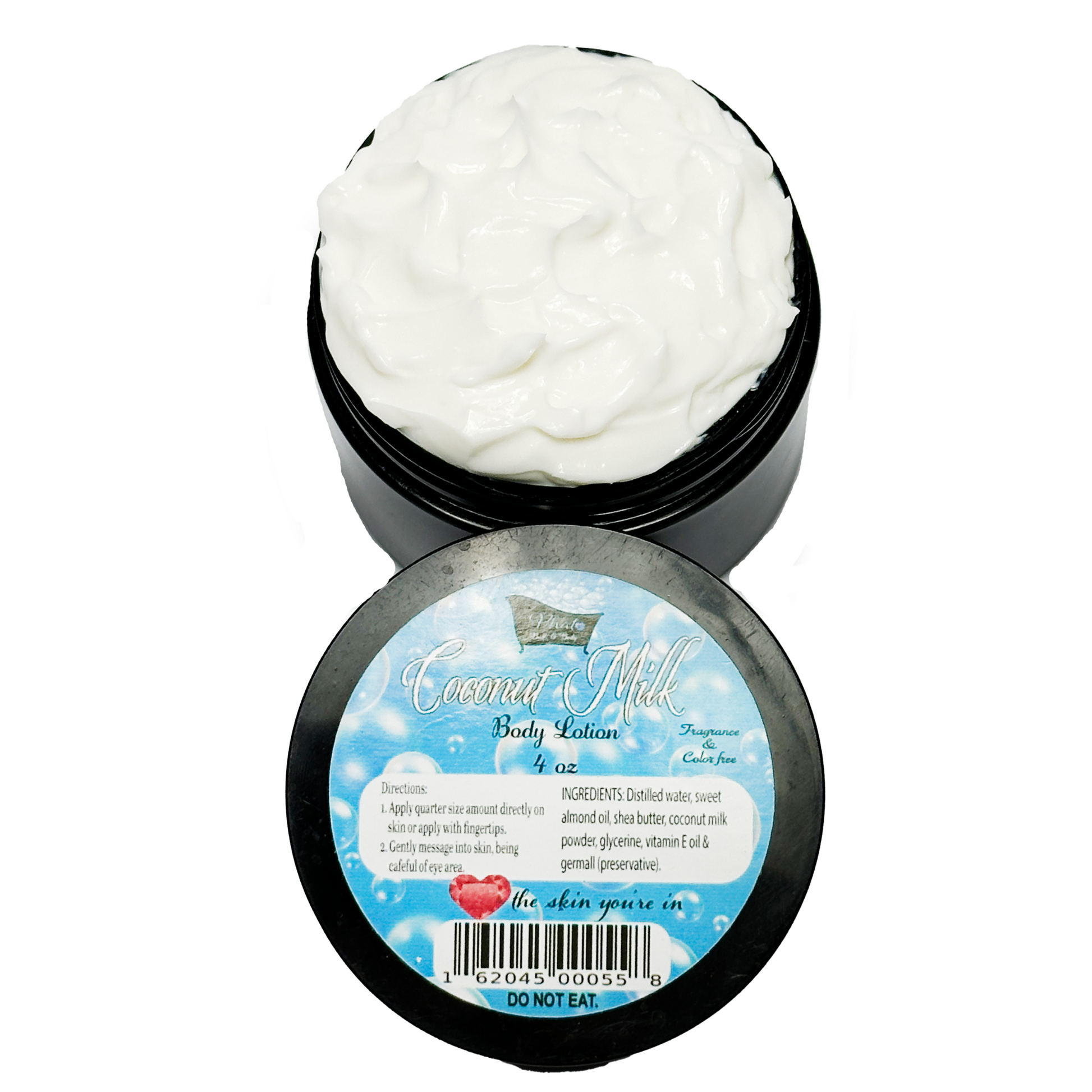 Coconut Milk Fragrance Free Organic Moisturizing Body Lotion