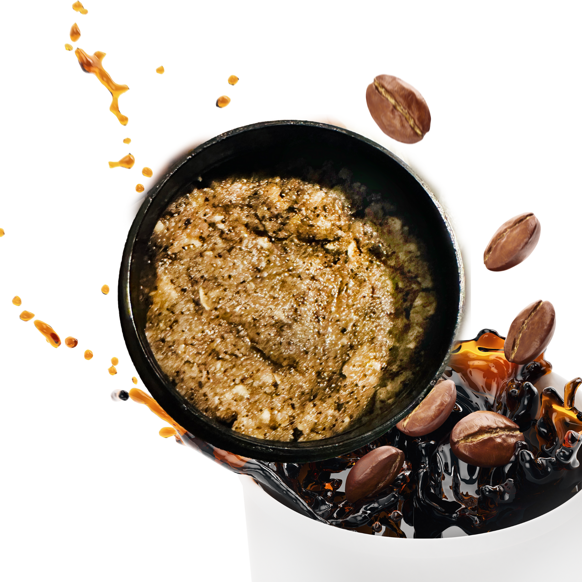 Coffee and Oatmeal Natural Whipped Shea Sugar Scrub