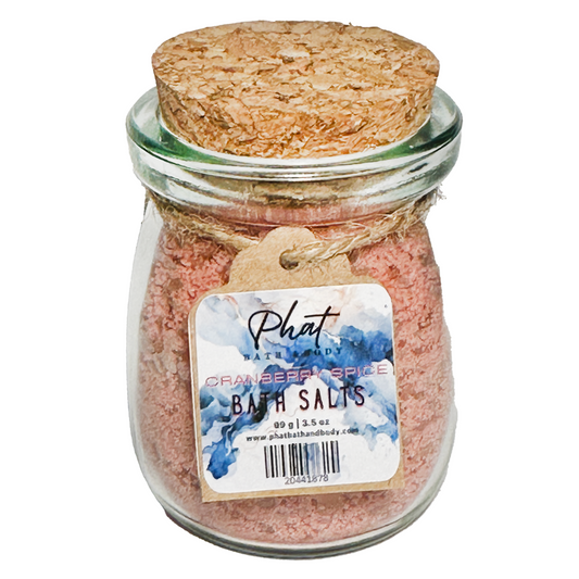 Cranberry Spice Natural Bath Salts