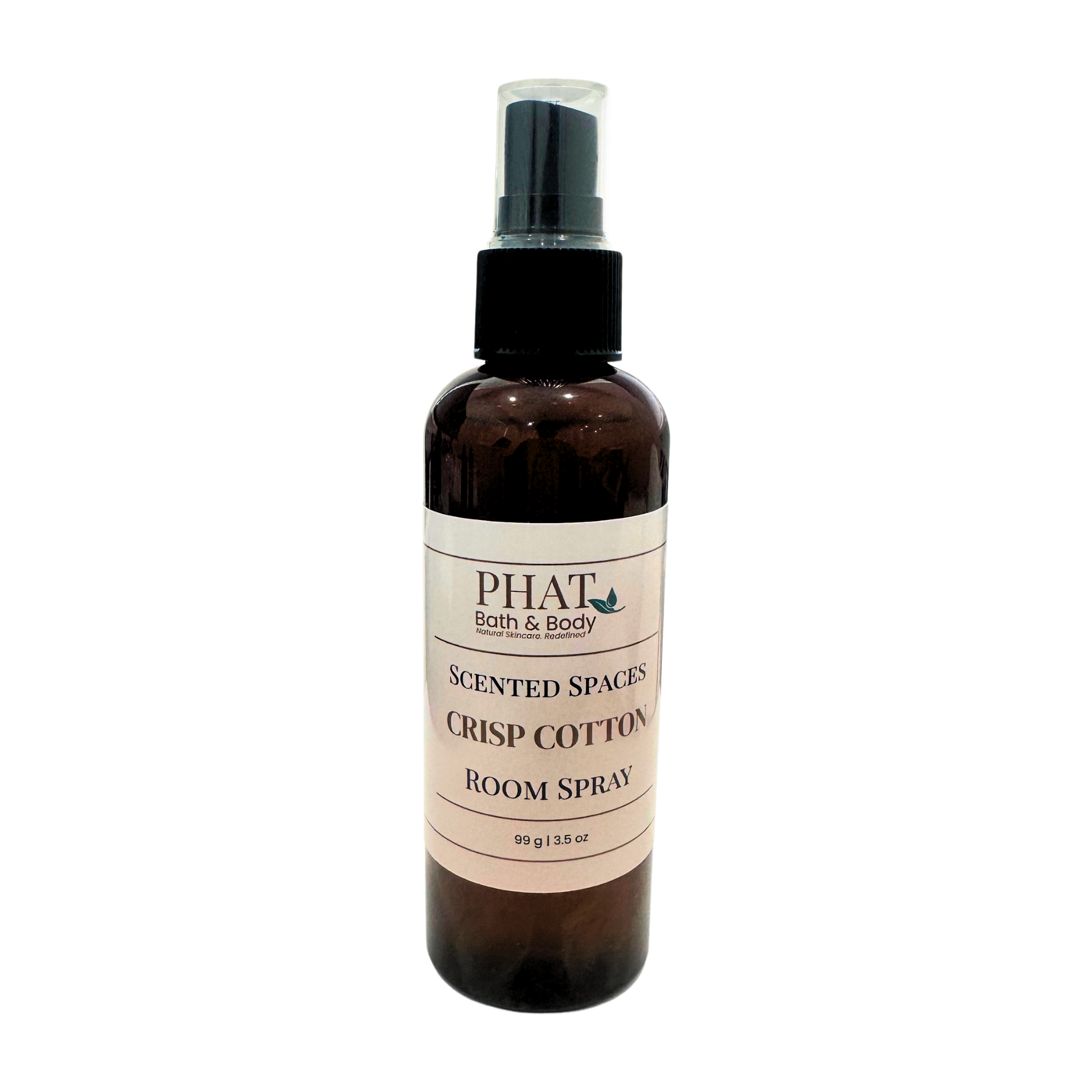 Room spray bottle labeled 'PHAT Bath & Body' on a white background