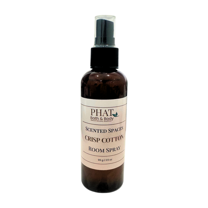 Room spray bottle labeled 'PHAT Bath & Body' on a white background