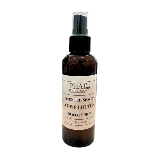 Room spray bottle labeled 'PHAT Bath & Body' on a white background