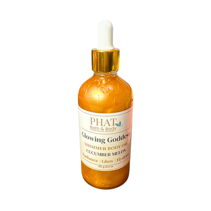 Cucumber Melon Glowing Goddess Shimmer Body Oil - 3.17 oz