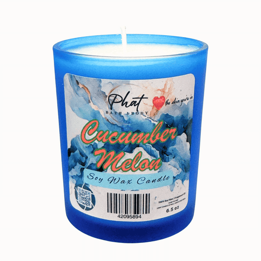Cucumber Melon Natural Soy Wax Candle 6.5 oz