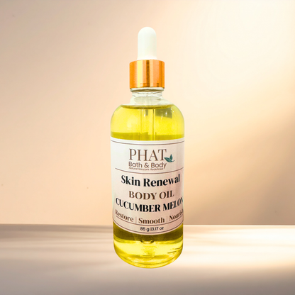 Cucumber Melon Skin Renewal Body Oil - 3.17 oz
