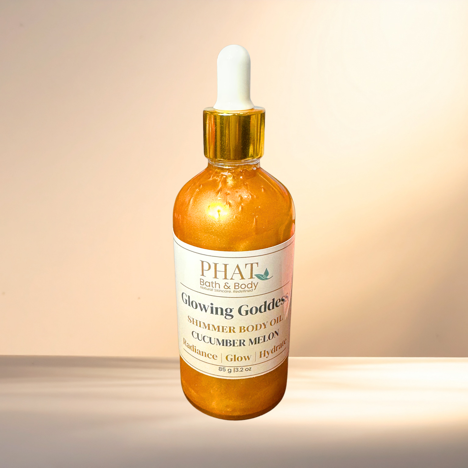 Cucumber Melon Glowing Goddess Shimmer Body Oil - 3.17 oz