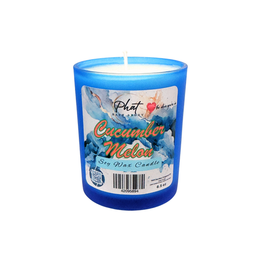 Cucumber Melon Soy Wax Candle - 6.5 oz
