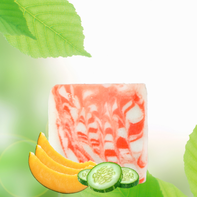 Cucumber Melon natural handmade soap