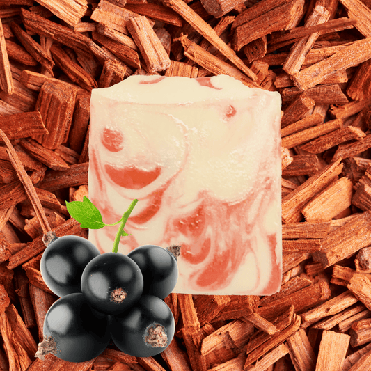 Currant and Sandalwood Handmade Natural Bar Soap