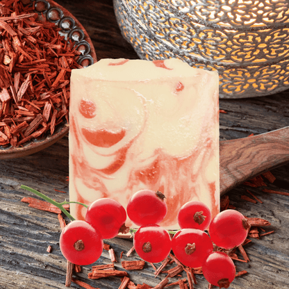 Currant and Sandalwood Handmade Natural Bar Soap