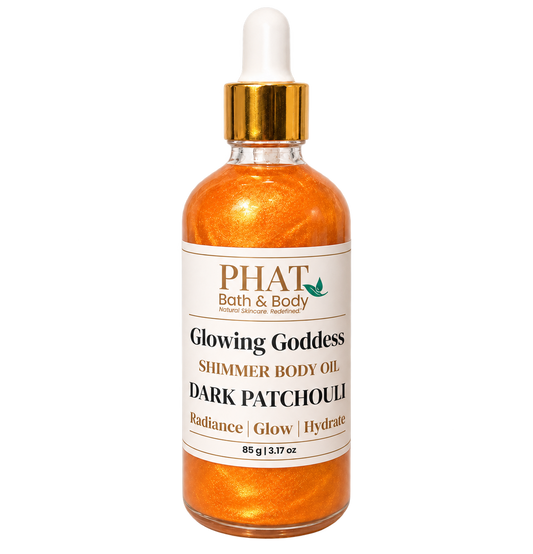 Dark Patchouli Glowing Goddess Shimmer Body Oil