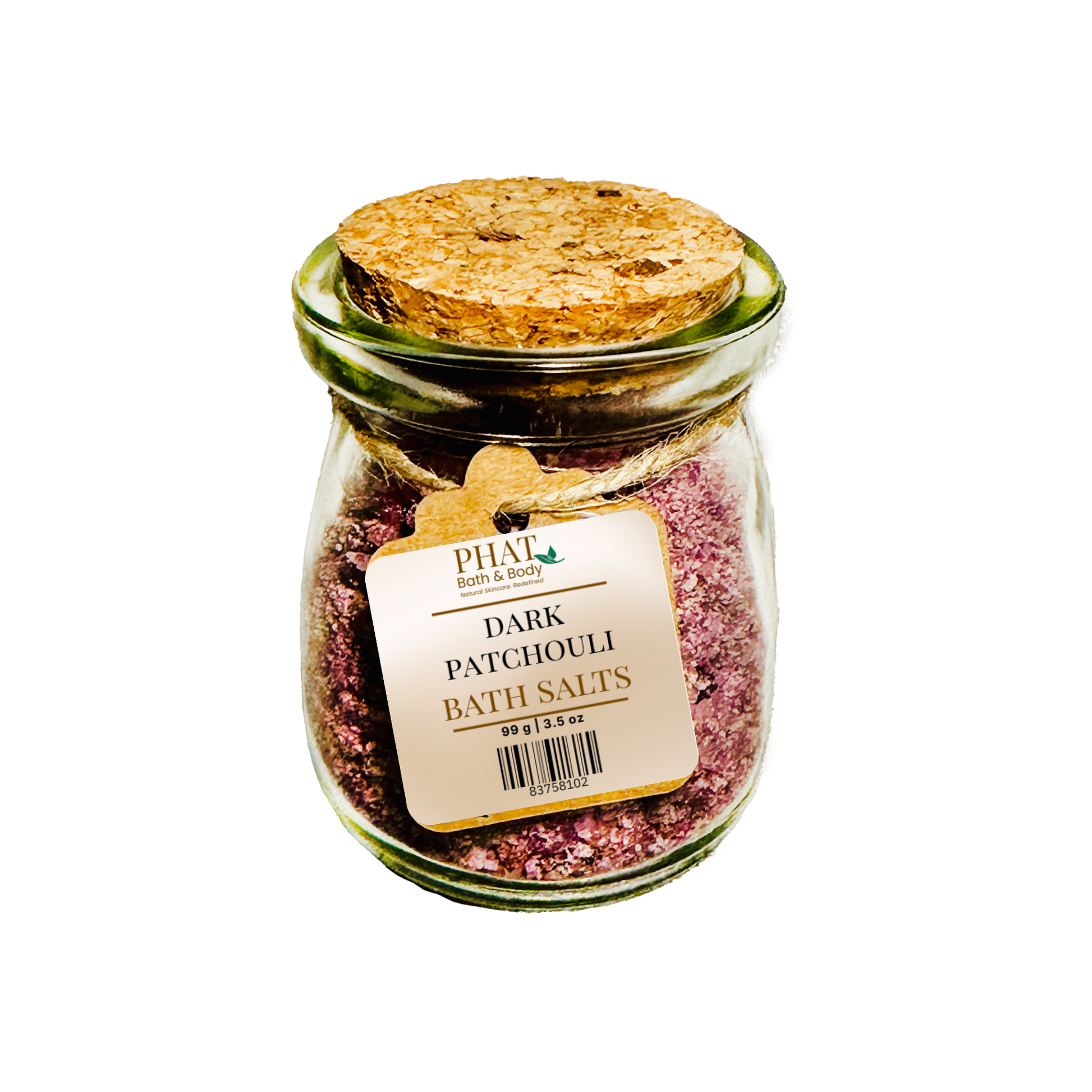 Dark Patchouli Mineral Bath Salts – 3.5 oz