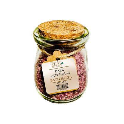 Dark Patchouli Mineral Bath Salts – 3.5 oz