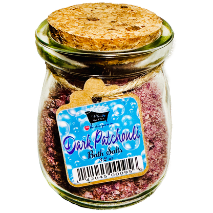 Dark Patchouli Natural Bath Salts