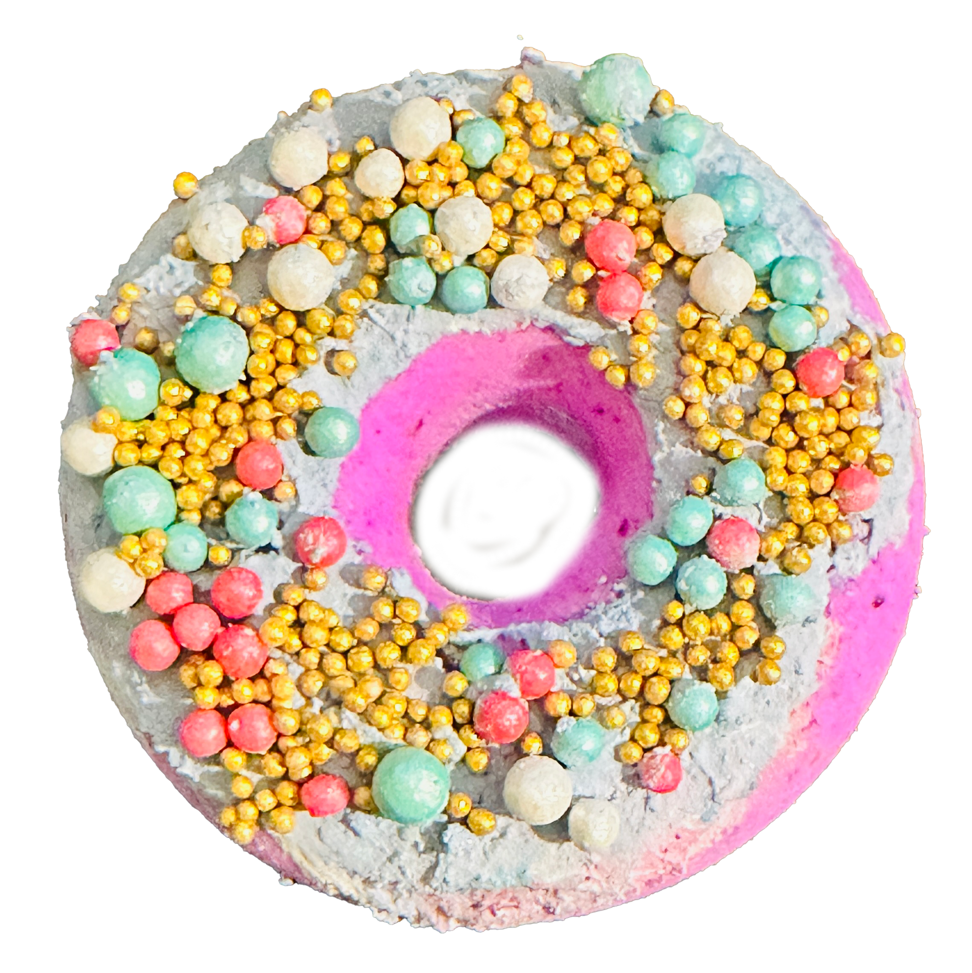 Doughnut Oatmeal Skin Nourishing Bath Bombs Organic Natural Kids Bath Bombs