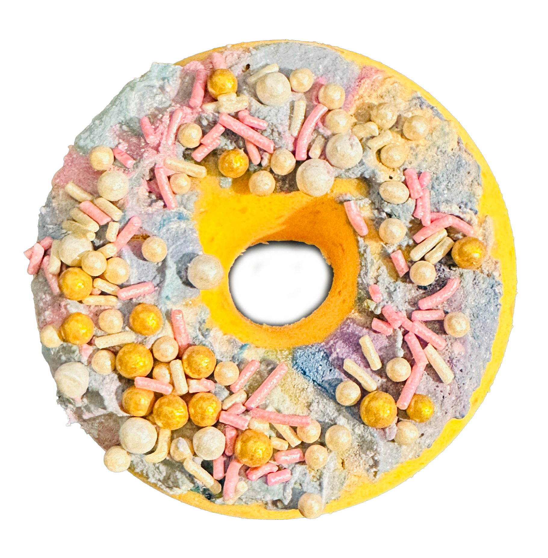 Doughnut Oatmeal Skin Nourishing Bath Bombs Organic Natural Kids Bath Bombs