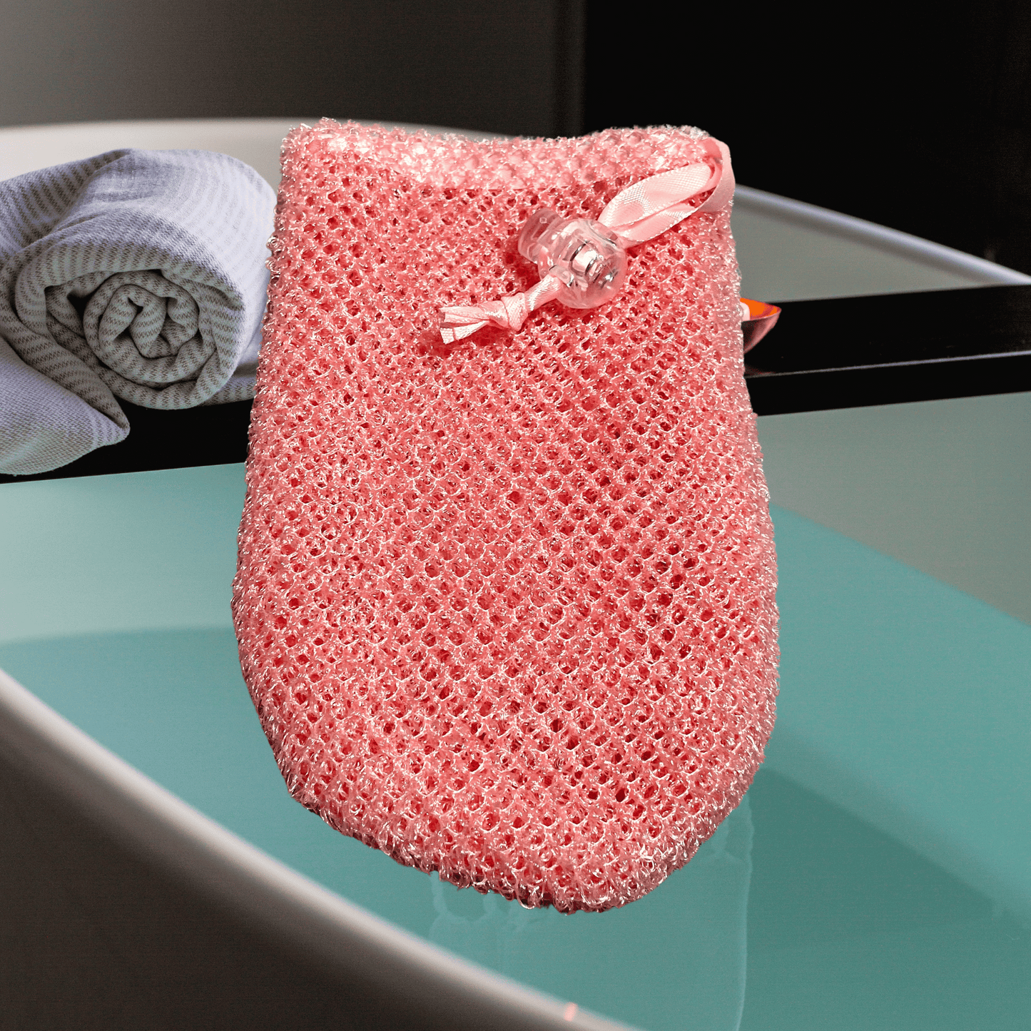 Exfoliating Soap Pouch Net Soap Pocket for Shower or Bath Loofah Mesh Soap Pouch in Assorted Colors