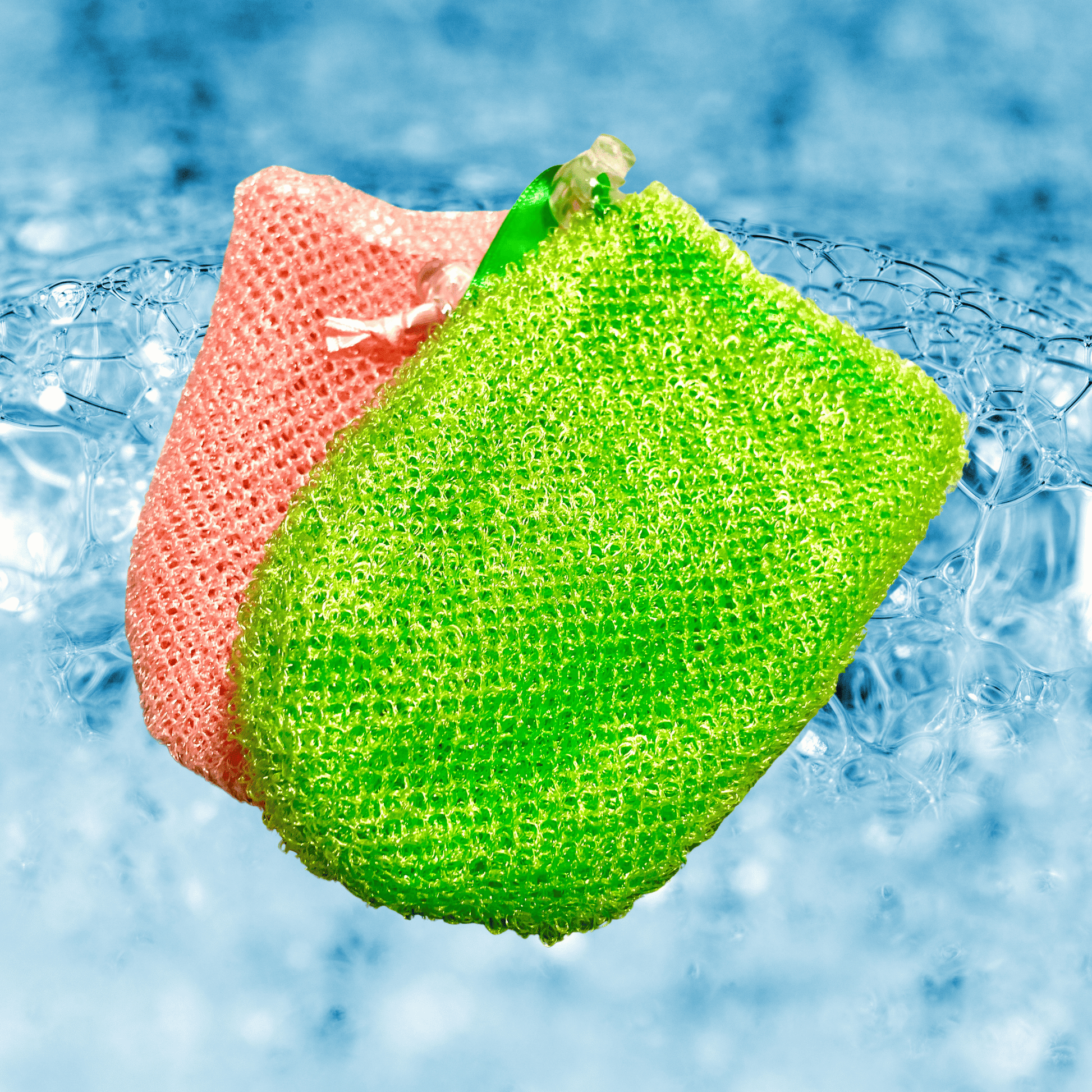 Exfoliating Soap Pouch Net Soap Pocket for Shower or Bath Loofah Mesh Soap Pouch in Assorted Colors