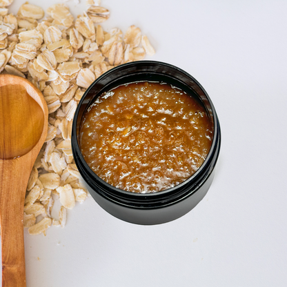 Goat's Milk Oatmeal Honey & Vanilla Natural Sugar Scrub with Avocado Oil | 5 oz