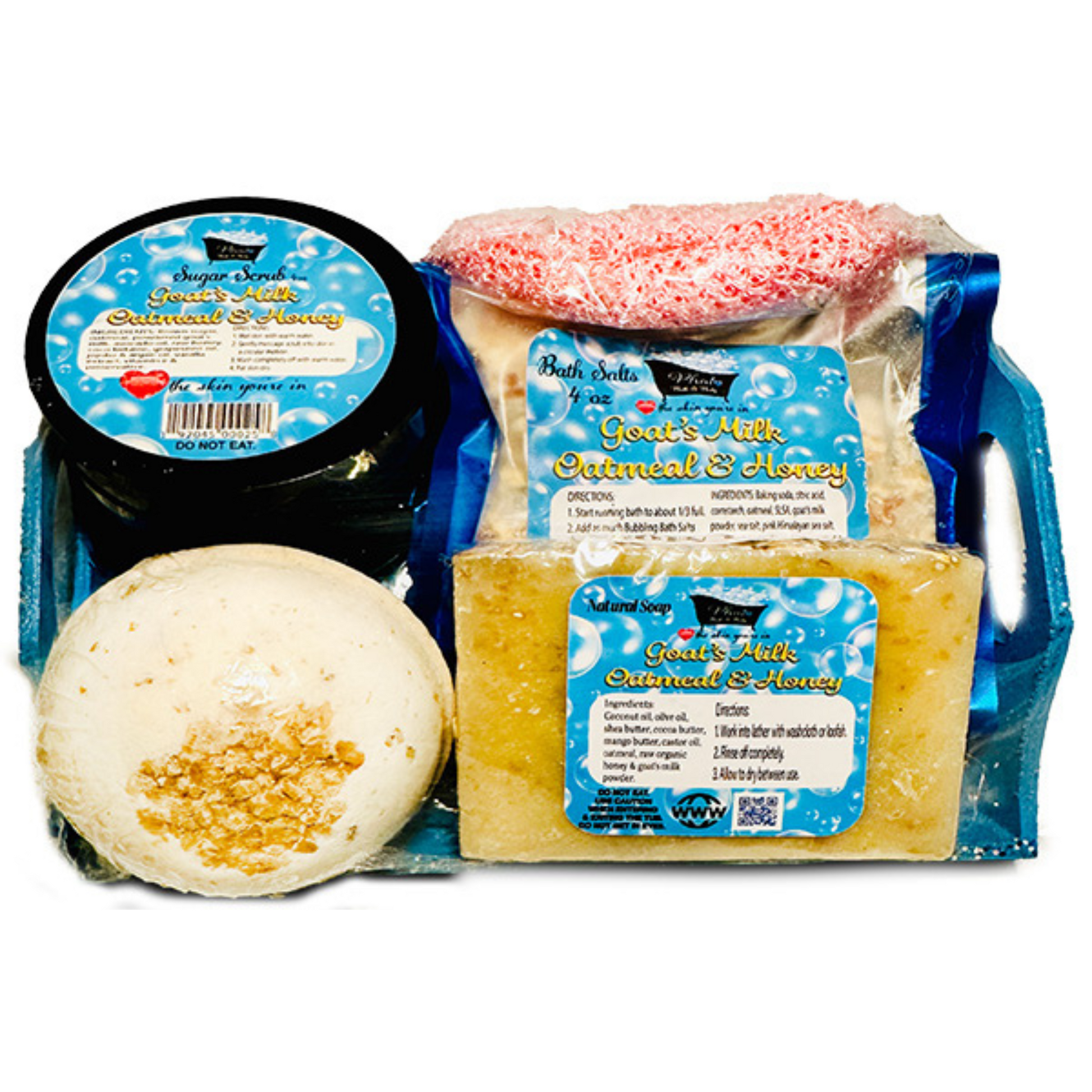Goat's Milk Oatmeal and Honey Bath and Body Gift Set