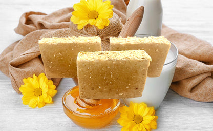 Goat's Milk Oatmeal and Honey Handmade Natural Bar Soap