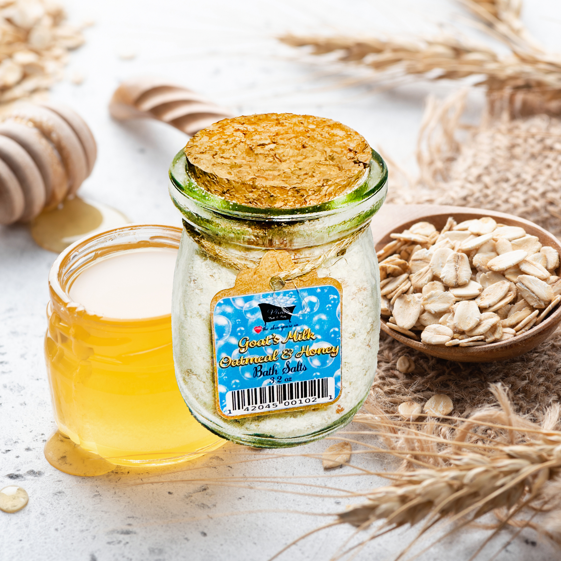 Goat's Milk Oatmeal and Honey Natural Bath Salts