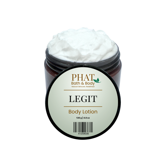 Legit Body Lotion for Men with Organic Shea & Cocoa Butter, 5 oz