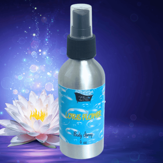 Lotus Flower Fragrance Mist Body Splash Spray Bamboo and lotus type