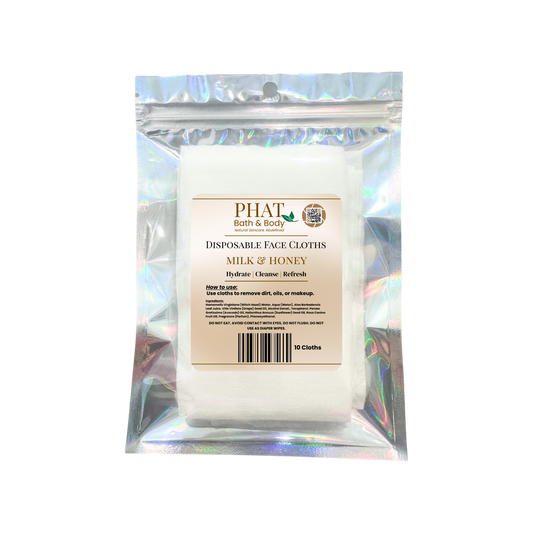 Milk & Honey Disposable Facial Cloths with Rosehip Oil, Makeup Remover, 10 Cloths