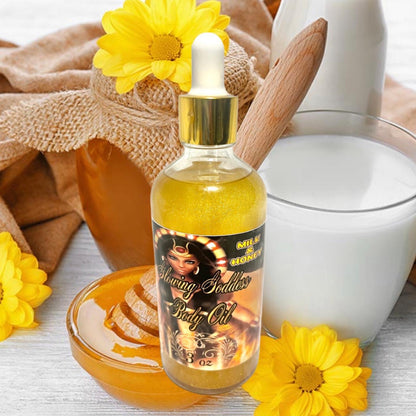 Milk and Honey Glowing Goddess Natural Shimmer Body Oil