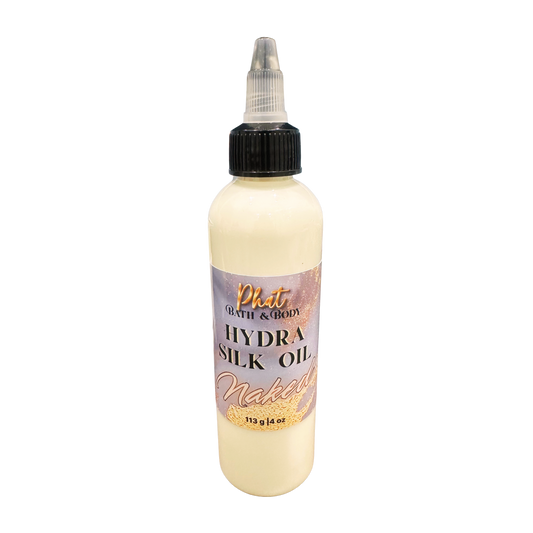 Naked | Hydra Silk Oil | Hydrate | Smooth | Restore | 4 oz