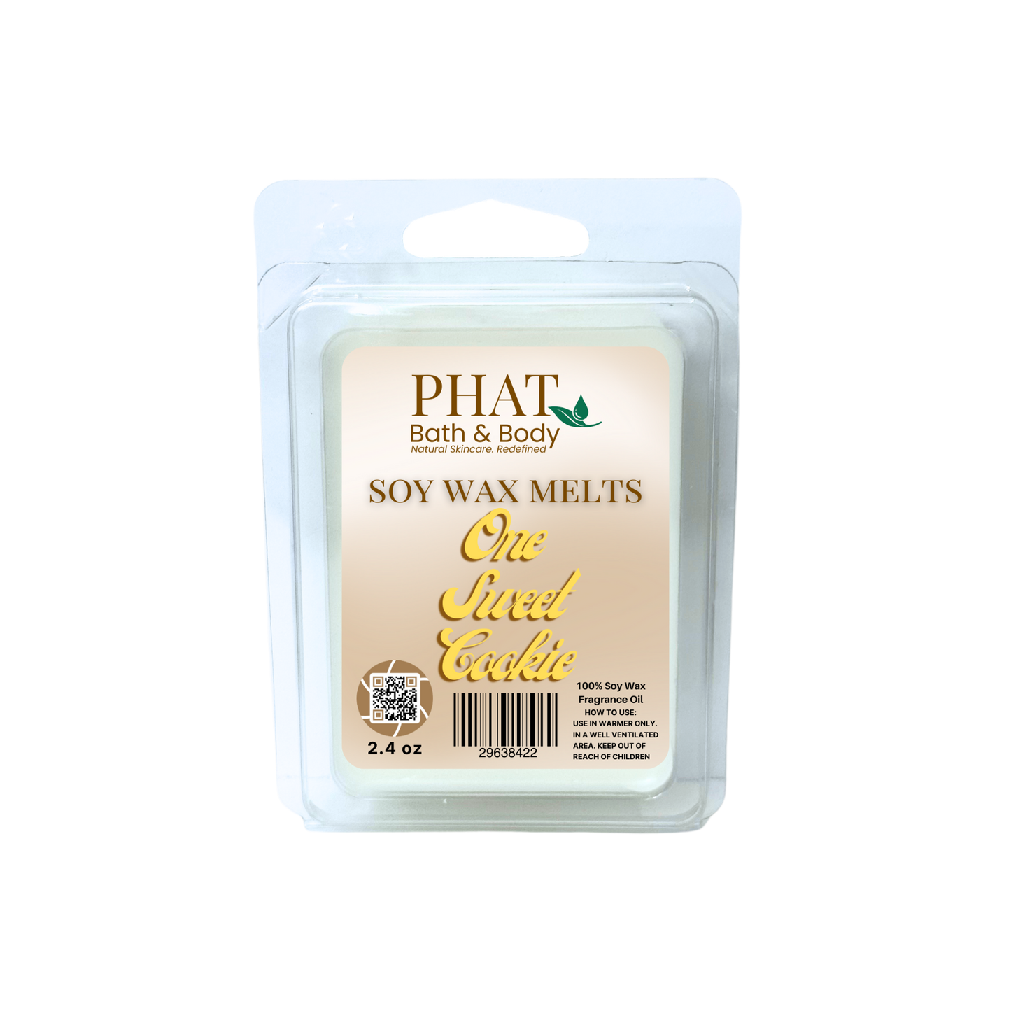 Phat Bath & Body soy wax melt packaging on a white background