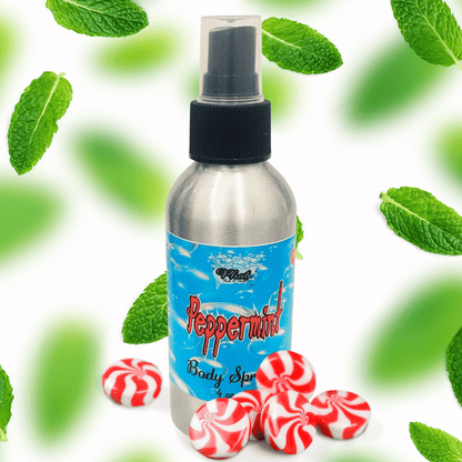 Peppermint Luxury Natural Fragrance Mist Body Splash Spray