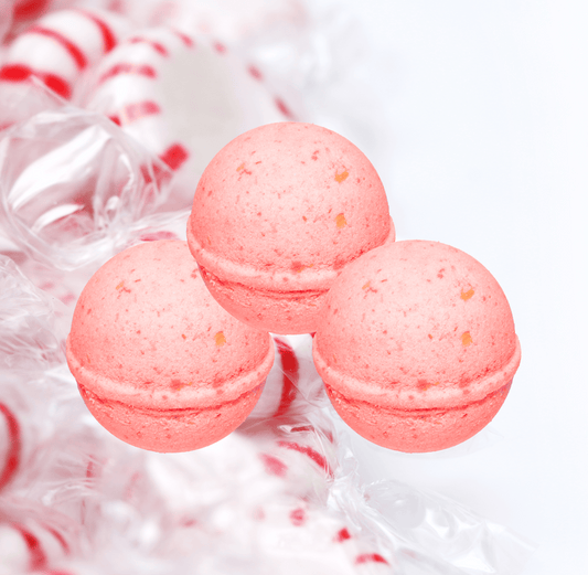 Peppermint natural oatmeal bath bombs