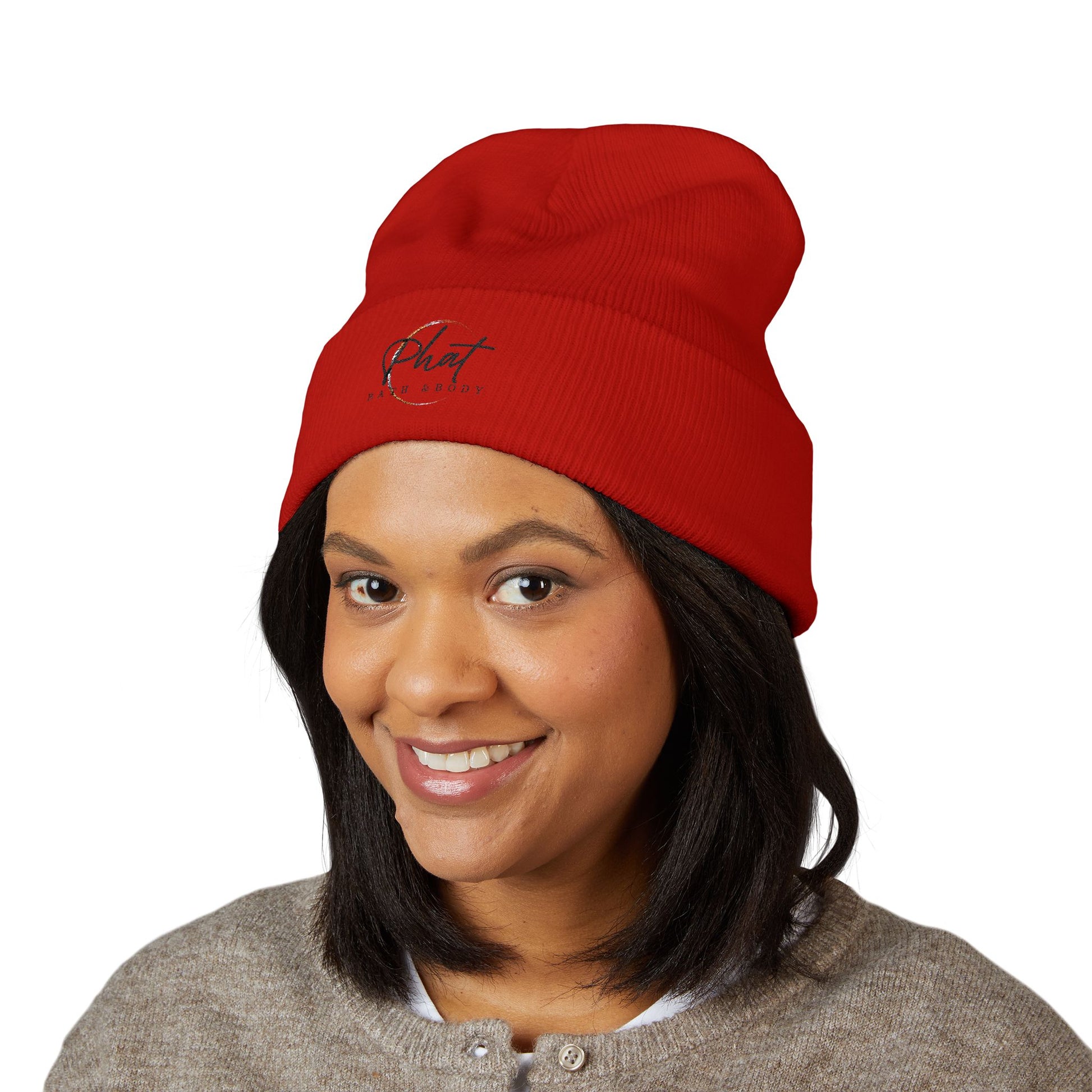 Phat Bath & Body Classic Cuffed Beanie Embroidered in Assorted Colors