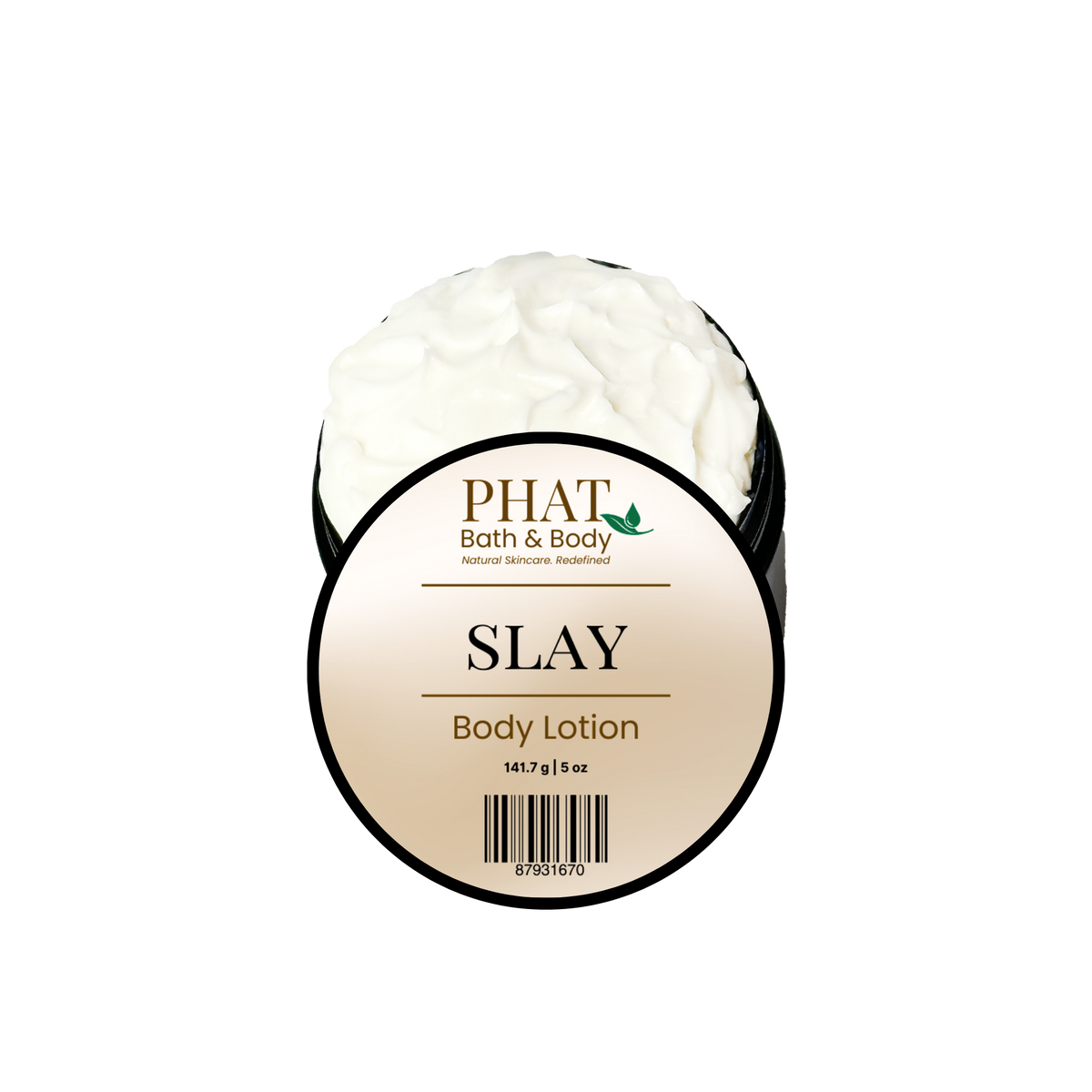 Phat Bath & Body Slay Body Lotion on a white background.