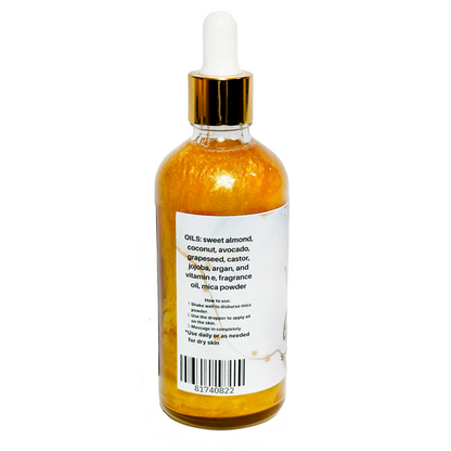 Queen of Dragons Glowing Goddess Natural Shimmer Body Oil