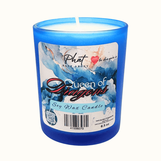 Queen of Dragons natural Soy Wax Candle Dragons Blood Type 6.5 oz