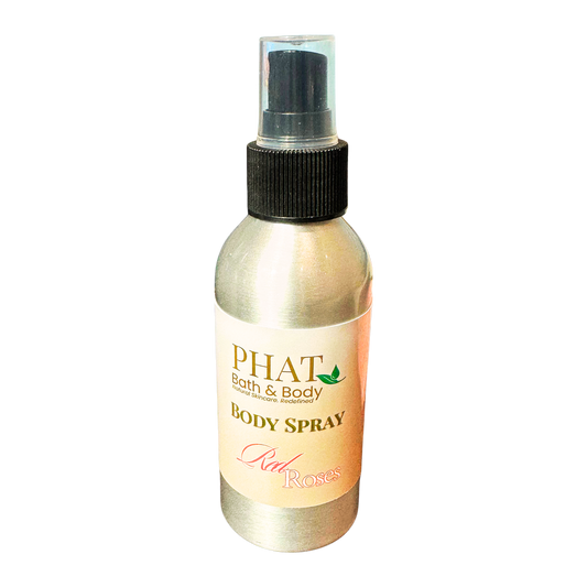 Red Roses Fragrance Body Spray Fresh Rose Bouquet Type | 4 oz
